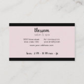 Carte De Visite Fleurs cerises (Dos)