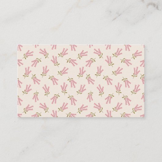 Carte De Visite Fleurs chic élégant Simple Minimal QR Code (Dos)