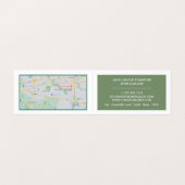 Carte De Visite Fleurs D'Amandes Par Van Gogh, Magasin De Fournitu (Intérieur déplié)