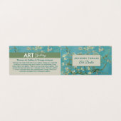 Carte De Visite Fleurs D'Amandes Par Vincent Van Gogh, Concessionn (Extérieur déplié)
