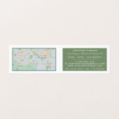 Carte De Visite Fleurs D'Amandes Par Vincent Van Gogh, Concessionn (Intérieur déplié)