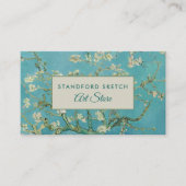 Carte De Visite Fleurs d'amandes, Van Gogh, Boutique de fourniture (Devant)