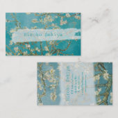 Carte De Visite fleurs d'amandiers de van gogh (Devant / Derrière)