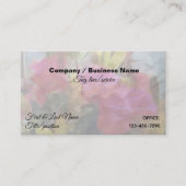 Carte De Visite Fleurs d'amour PM0001 (Devant)