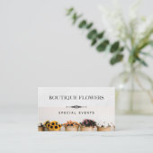 Carte De Visite Fleurs dans les pots (Debout devant)