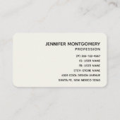 Carte De Visite Fleurs d'aquarelle rose sur bandes (Dos)