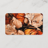 Carte De Visite Fleurs d'automne (Dos)