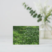 Carte De Visite Fleurs de bois (Debout devant)