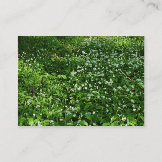 Carte De Visite Fleurs de bois (Devant)