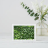 Carte De Visite Fleurs De Bois (Bordées) (Debout devant)