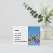 Carte De Visite Fleurs de bougainvillée (Debout devant)