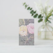 CARTE DE VISITE FLEURS DE CACTUS PEAR (Debout devant)