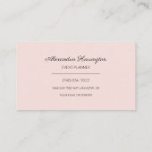 Carte De Visite Fleurs de campagne (Dos)