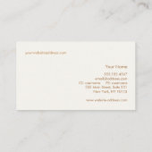 Carte De Visite Fleurs de cerises roses mignonnes Nature florale (Dos)