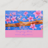 Carte De Visite Fleurs de cerisier (Dos)