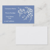 Carte De Visite Fleurs de cerisier (Devant / Derrière)