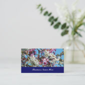 Carte De Visite fleurs de cerisier (Debout devant)