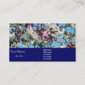 Carte De Visite fleurs de cerisier (Dos)