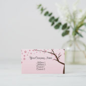 Carte De Visite Fleurs de cerisier 2 (Debout devant)
