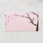 Carte De Visite Fleurs de cerisier 2 (Dos)