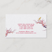 Carte De Visite Fleurs de cerisier - coquille d'oeufs (Dos)