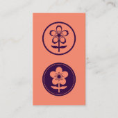 Carte De Visite fleurs de cerisier et de pomme (Devant)