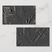 Carte De Visite Fleurs de cerisier/Graver en refief-Comme la photo (Devant / Derrière)