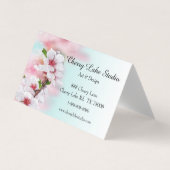 Carte De Visite Fleurs de cerisiers (Devant)