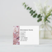 Carte De Visite Fleurs de cerisiers (Debout devant)