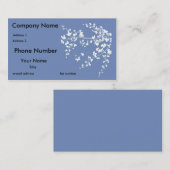 Carte De Visite Fleurs de cerisiers (Devant / Derrière)