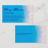 Carte De Visite fleurs de cerisiers (Devant / Derrière)