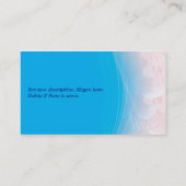 Carte De Visite fleurs de cerisiers (Dos)