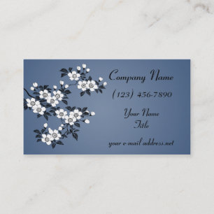 Carte De Visite Fleurs de cornouiller