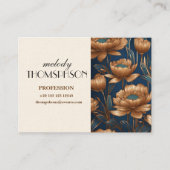 Carte De Visite Fleurs de cuivre (Devant)