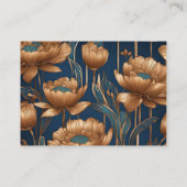 Carte De Visite Fleurs de cuivre (Dos)