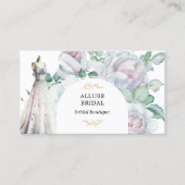 Carte De Visite Fleurs de floraison nuptiale QR Code (Devant)