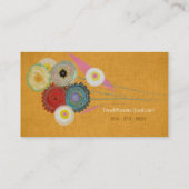 Carte De Visite Fleurs de la Maison Blanche (Dos)