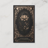 Carte De Visite Fleurs de Luxe | Céleste Vintage (Devant)