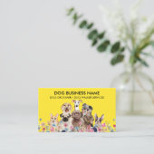 Carte De Visite Fleurs de marque Dog Walker (Debout devant)