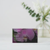 Carte De Visite Fleurs de Phalaenopsis (Debout devant)