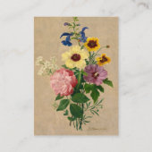 Carte De Visite Fleurs de Pierre Joseph Redoute (Dos)