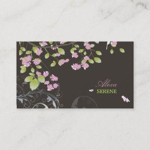 Carte De Visite Fleurs de PixDezines+couleurs des