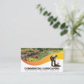 Carte De Visite Fleurs de plantation de jardiniers | Paysage (Debout devant)