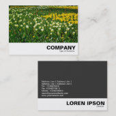 Carte De Visite Fleurs de printemps (Devant / Derrière)