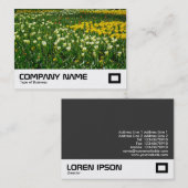 Carte De Visite Fleurs de printemps (Devant / Derrière)