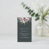 Carte De Visite Fleurs de printemps, (Debout devant)