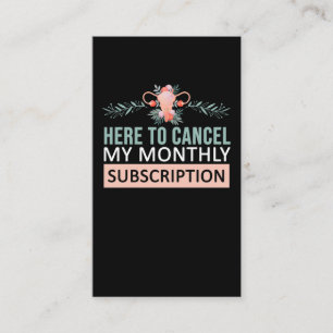 Carte De Visite Fleurs de sensibilisation à l'hystérectomie Éli