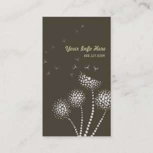 Carte De Visite fleurs de soufflement