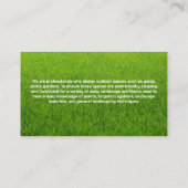 Carte De Visite Fleurs de tulipe rose blanc | Paysage (Dos)