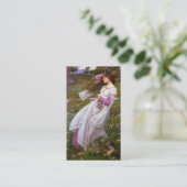 Carte De Visite Fleurs de vent par John Waterhouse (Debout devant)